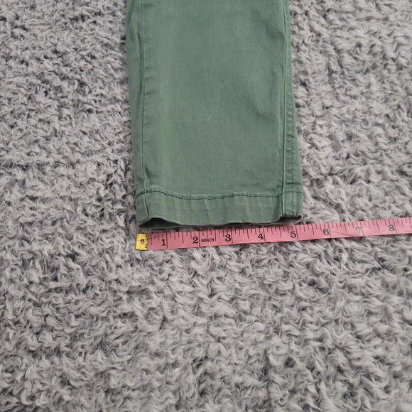 Liverpool Pants Womens 2 Green Stretch Modern Skinny Ankle Preppy Classiccore - Picture 10 of 11